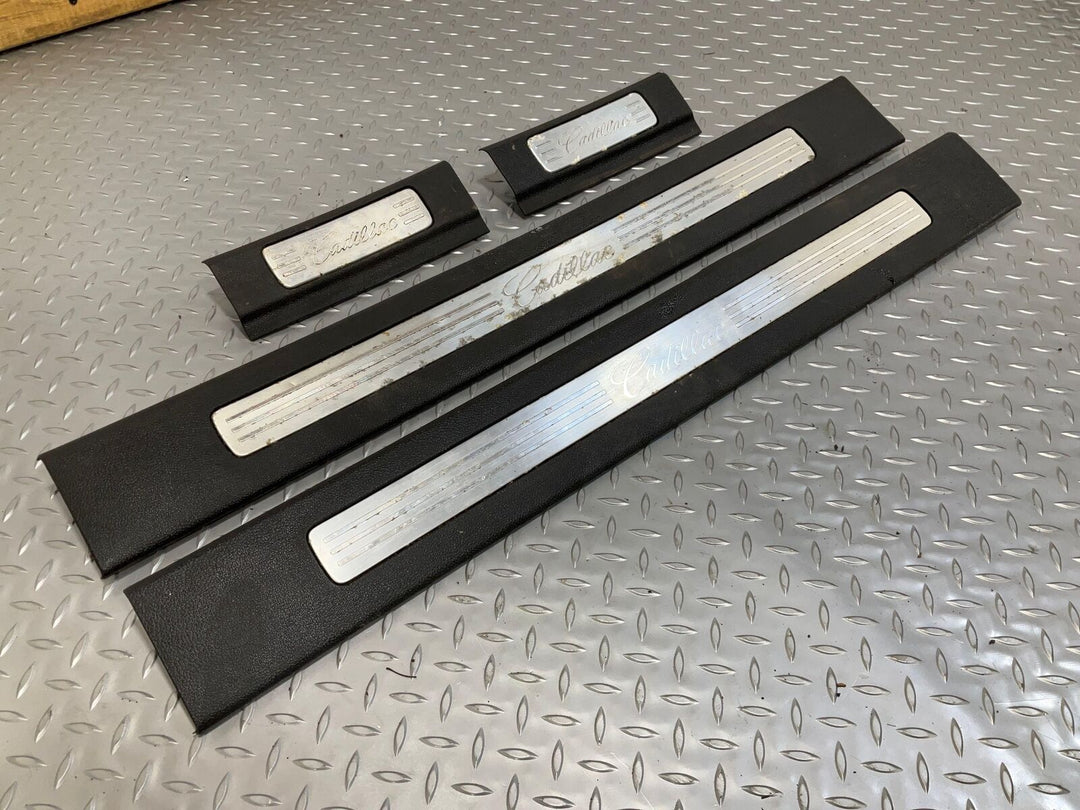 07-14 Cadillac Escalade SWB Door Sill Entry Plates Set Of 4(Aluminum/Black 19i)