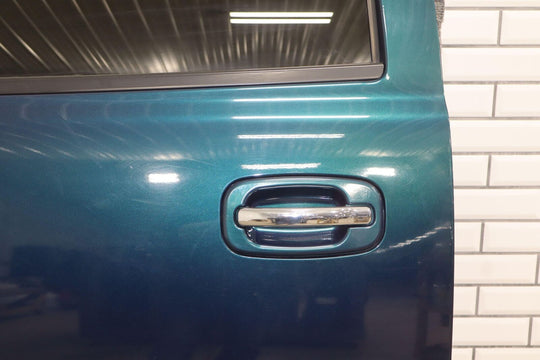 02-06 Cadillac Escalade EXT Left Rear Door with Molding (Riptide Blue 26u)