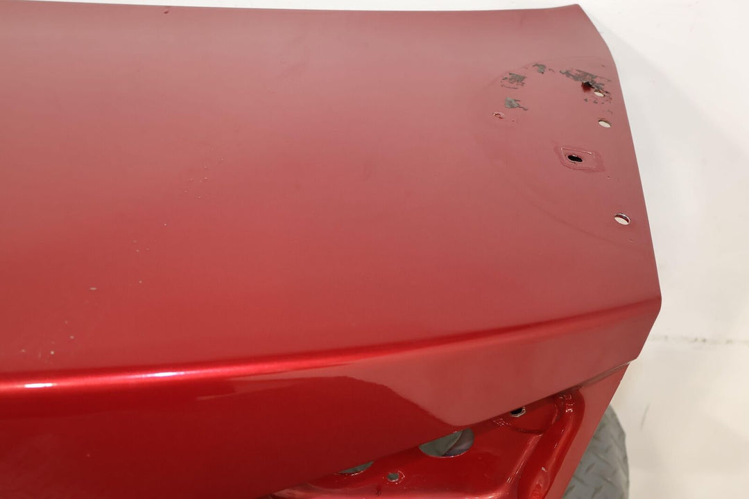 08-15 Mitsubishi Lancer EVO X Rear OEM Trunk Deck Lid (Rally Red P26) See Photos