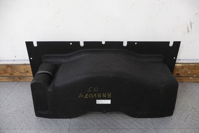 2022 Rivian R1S Rear Cargo Area Carpet Cleanout (Black Mountain) Light Wear