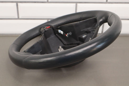 2012-2020 Tesla Model S/X Heated Black Leather Steering Wheel OEM