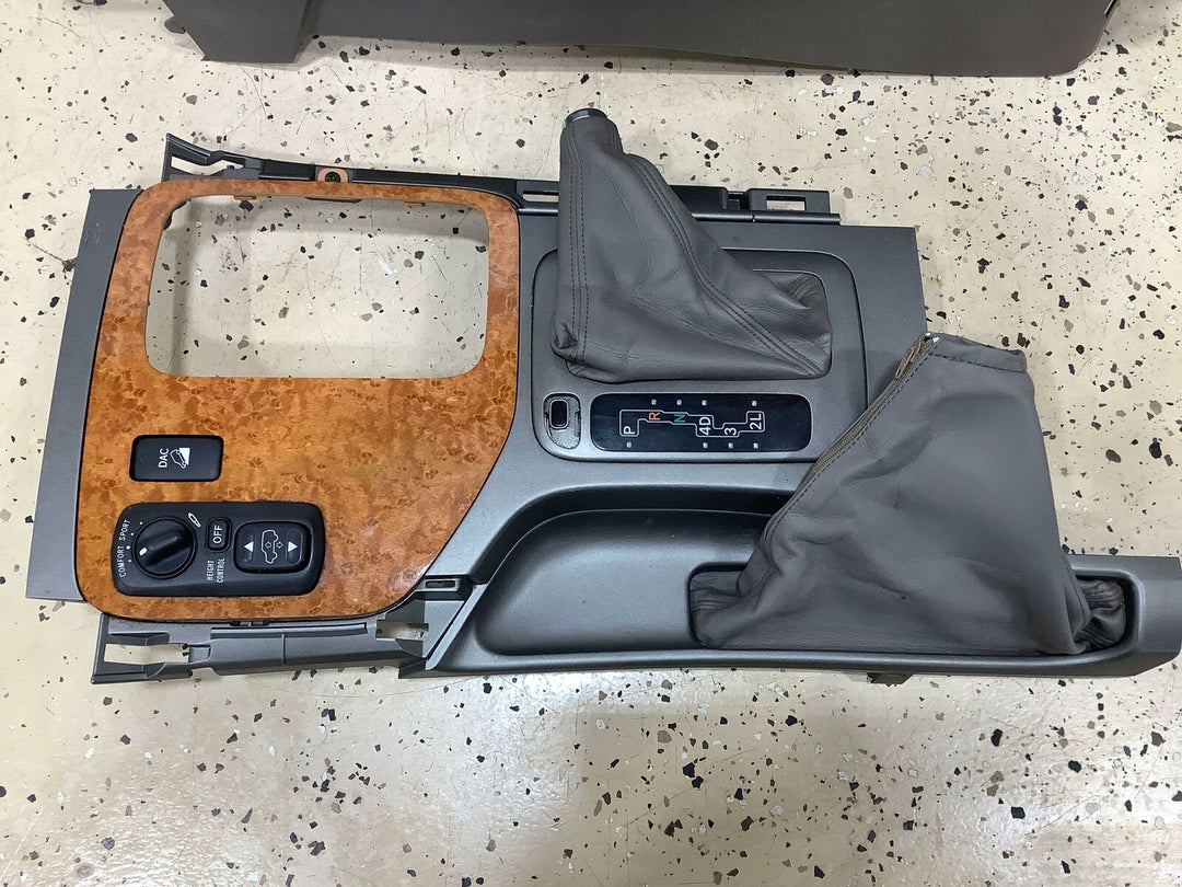 03-06 Lexus GX470 Center Floor Console W/ Boot & Trim & Switch (Gray)