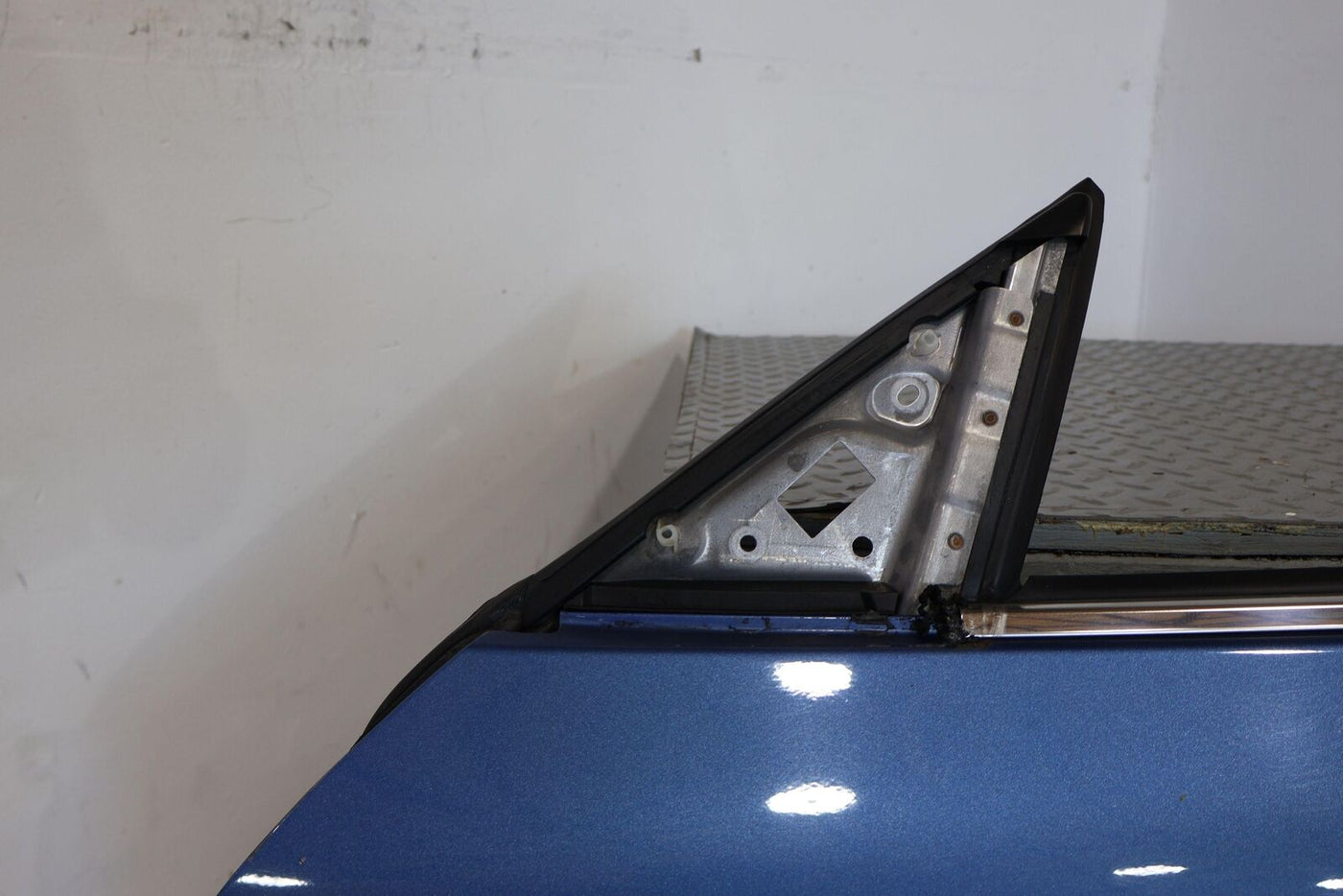 09-13 Infiniti G37 Convertible Left LH Driver Door W/ Glass (Blue Pearl RAW)