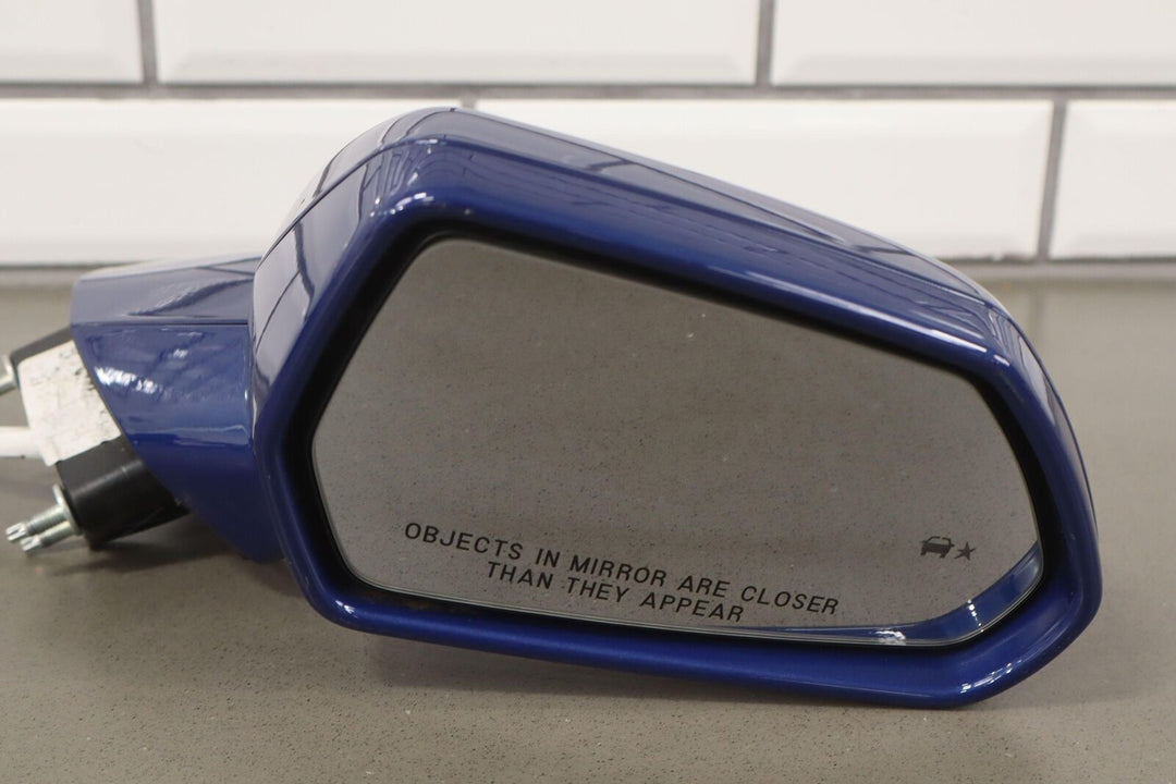 2020-2023 Chevy Camaro Right Passenger Power Heated Mirror (Riverside Blue GKK)