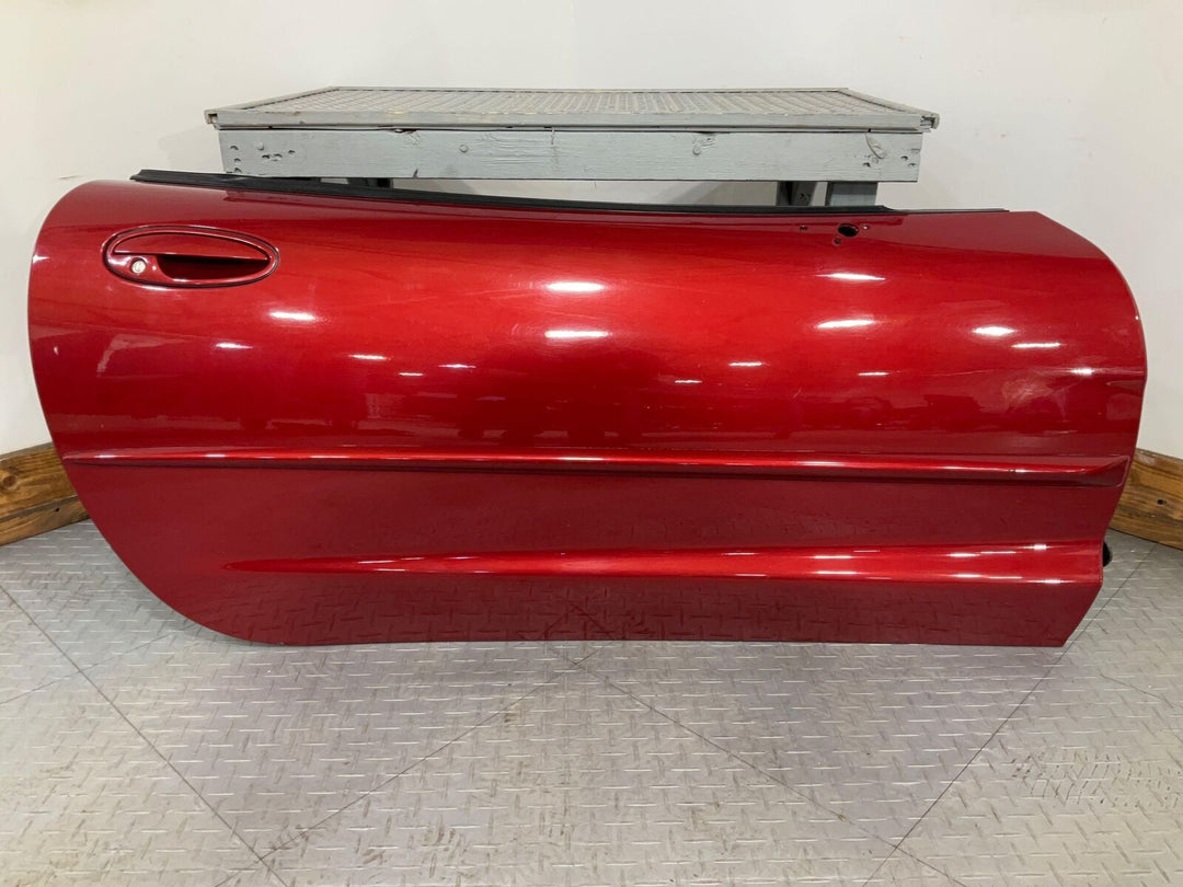 97-04 Chevy Corvette C5 Right Passenger Door Shell (Carmine Red 53U) SOLD BARE