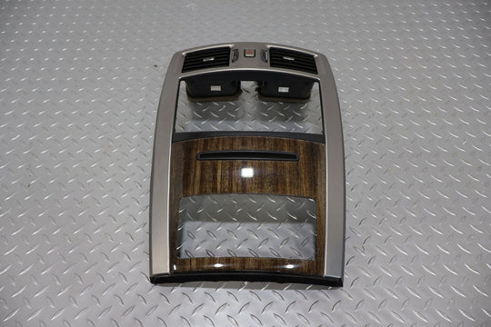 04-09 Cadillac XLR-V Radio Trim Bezel W/Vents (Aluminum/Dark Woodgrain) Notes