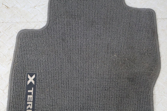 09-15 Nissan Xterra OEM Cloth Floor Mats Set (Dark Gray) 3 Pieces (See Notes)