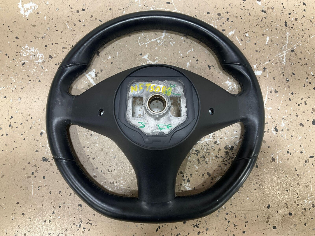 2012 - 2015 Tesla Model S Leather Steering Wheel OEM (Black) See Notes