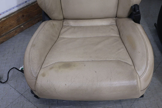 16-20 Tesla Model S LH&RH Front Bucket Leather Seats (Tan) Power/Heated/Vented