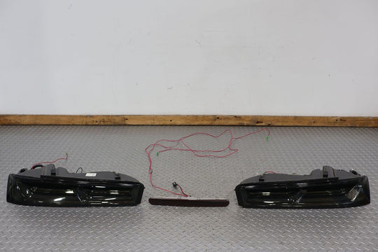 16-18 Chevy Camaro Pair Aftermarket Smoked Tail Lights W/3rd Brake Light Tested