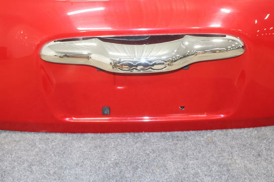 12-17 Fiat 500 Abarth Coupe Rear Trunk Hatch W/ Spoiler (Rosso Red PR1)