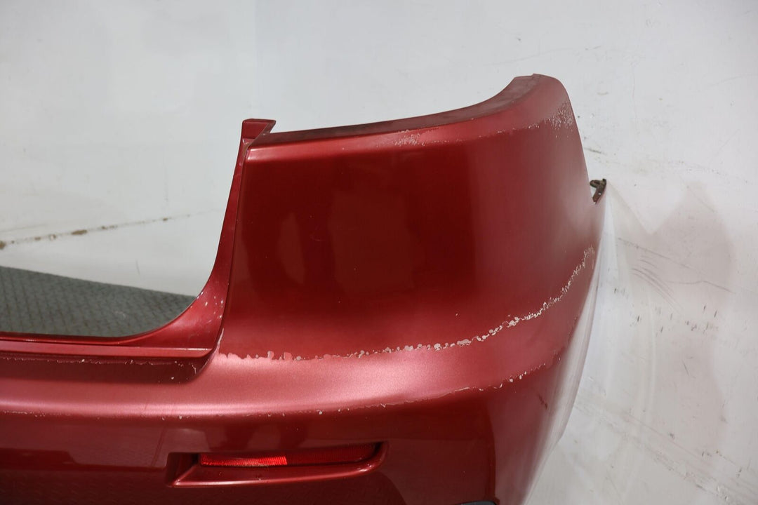 08-15 Mitsubishi Lancer EVO X Rear OEM Bumper (Rally Red P26) USDM See Photos