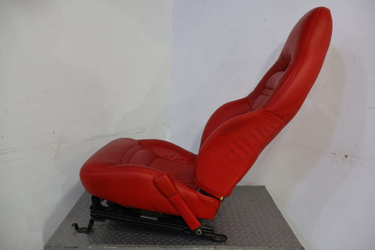 97-00 Chevy C5 Corvette Right Passenger Leather Power Seat (Torch Red 70I)