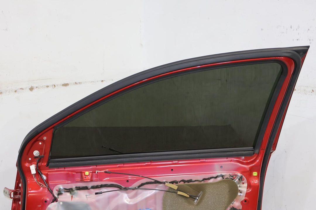 08-15 Mitsubishi Lancer EVO X Front Right Door W/Glass Rally Red P26 -See Photos