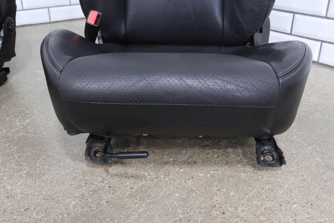 2002 Mazda Miata Pair LH&RH Leather Special Edition Seats (Black) Worn