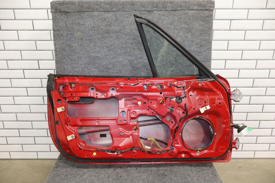 01-05 Mazda Miata NB LH Left Driver Door Shell (Red Repainted) See Photos