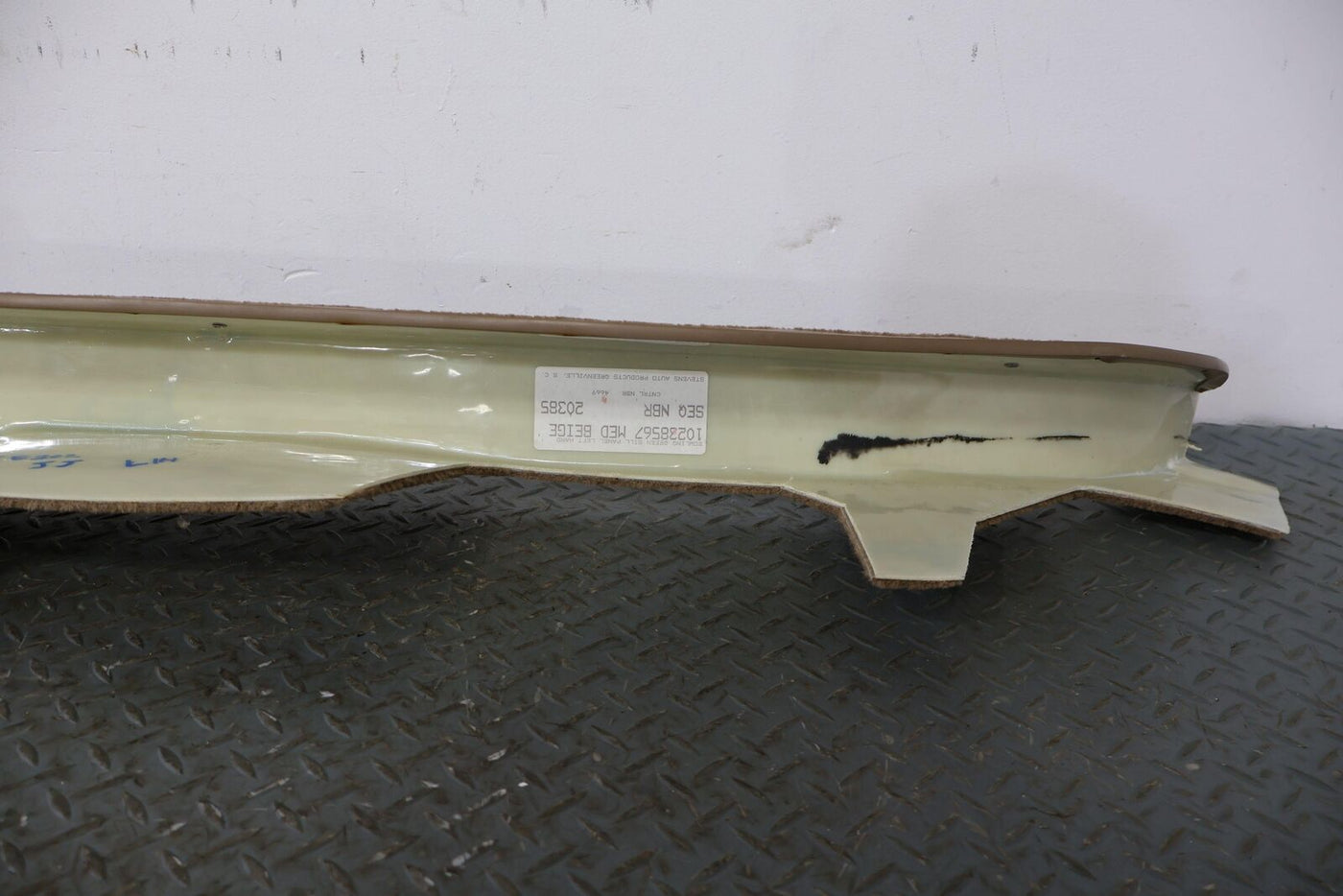 94-96 Chevy C4 Corvette Pair LH & RH Door Entry Sill Plates (Lt. Beige 64i)