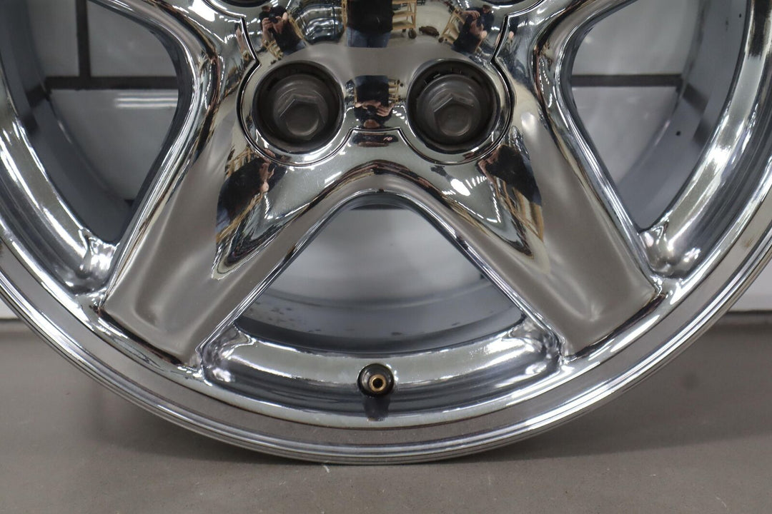 97-99 Chevy Camaro Single (1) 16x8 Chrome 5 Spoke Wheel *Mild Corrosion*