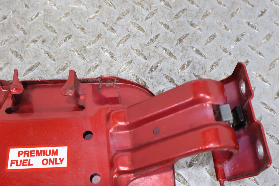 08-15 Mitsubishi Lancer EVO X Gas Fuel Tank Filelr Door Cover (Rally Red P26)