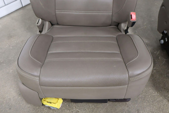 2014 GMC Sierra 1500 Crew Cab Denali Cocoa Seat Set with Center Console