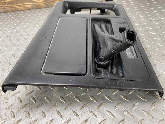 94-96 Chevy C4 Corvette Upper Center Console Trim W/Shift Boot&Cup Holder(Black)