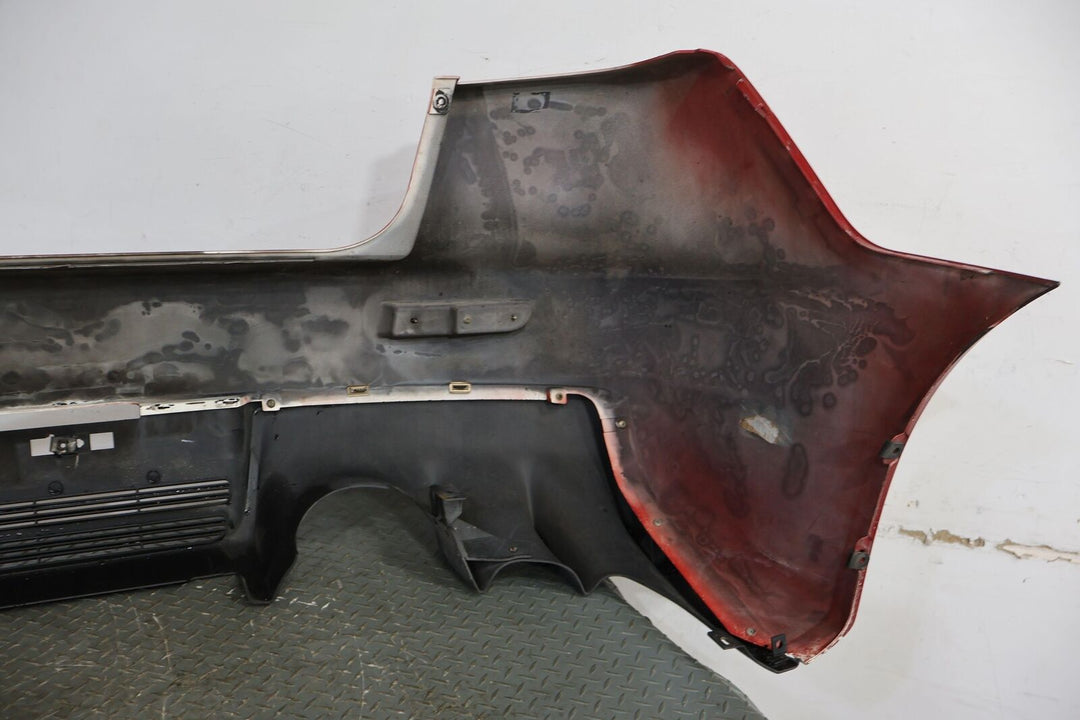 08-15 Mitsubishi Lancer EVO X Rear OEM Bumper (Rally Red P26) USDM See Photos