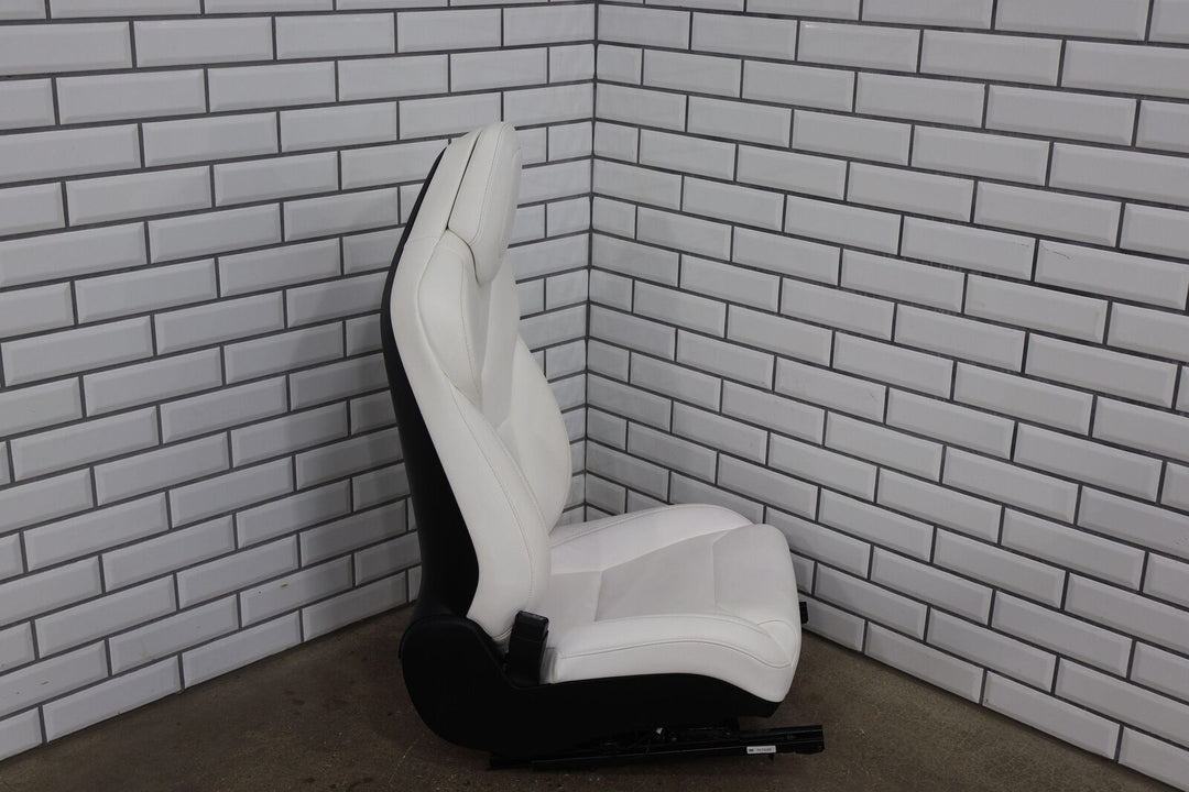 16-20 Tesla Model X Pair LH&RH Front Leather Heated Seats (White UWT) Tested