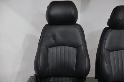 1996 Pontiac Firebird Trans AM Leather Seat Set Front&Rear (Graphite) Cracking