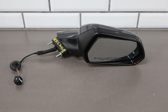 16-19 Chevy Camaro Right Passenger Power Door Mirror (Non-Heated DG7) Black