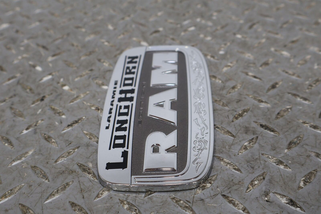 11-18 Ram 1500 Laramie Longhorn Chrome Rear Tailgate Emblem Badge Nameplate