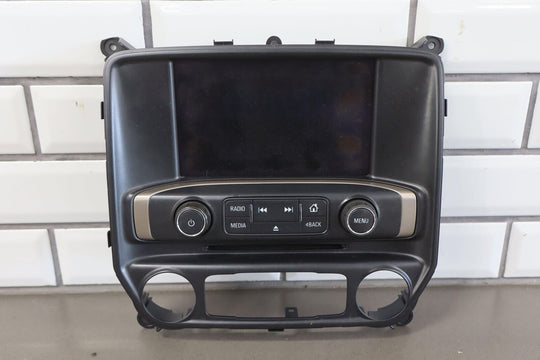 2014 GMC Sierra Denali Radio Display Screen / Display Panel Bezel 23168172