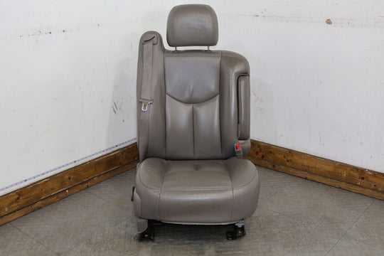 03-06 Chevy Tahoe Escalade Yukon Front Right Passenger Leather Seat (Gray 922)