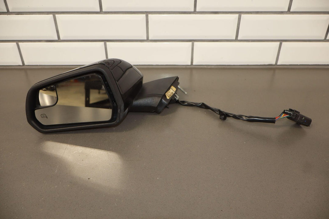 2015-2020 Ford Mustang Left Driver Power Heated Door Mirror (Shadow Black G1)