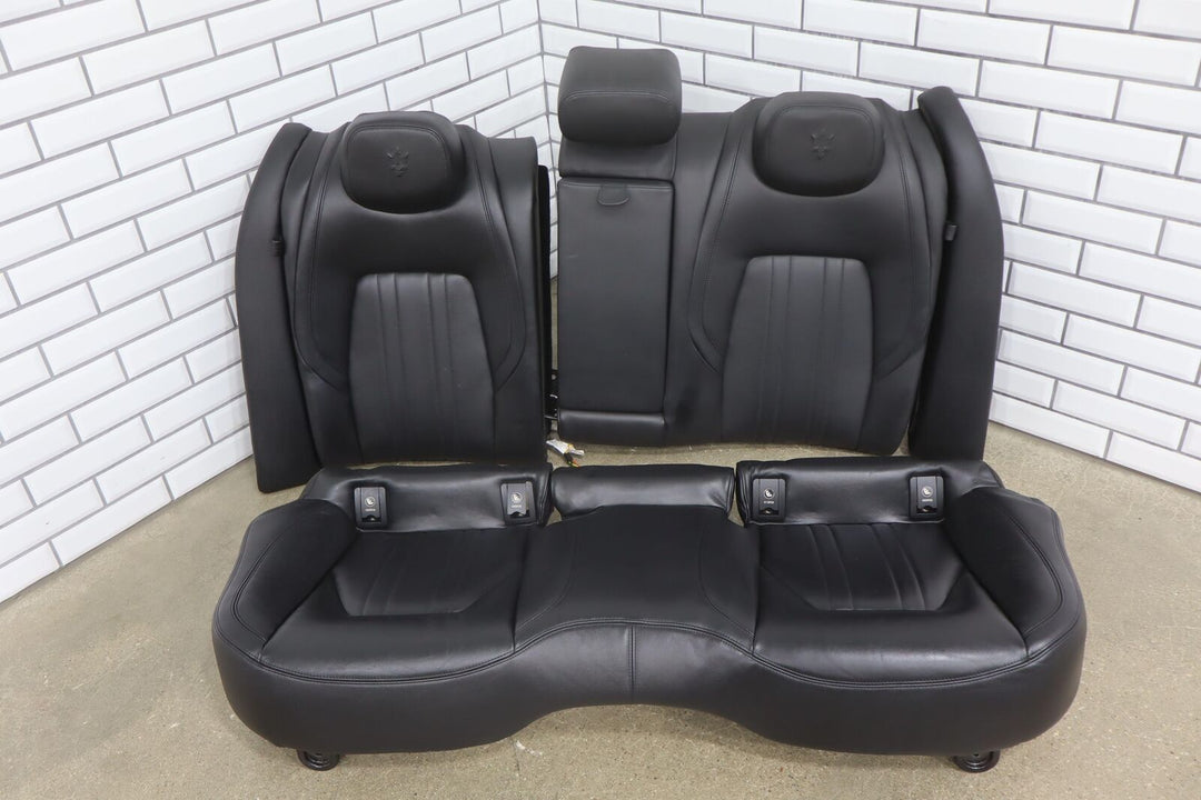 14-17 Maserati Ghibli Leather Power Seat Set Front&Rear (Testa Moro TMT) Tested