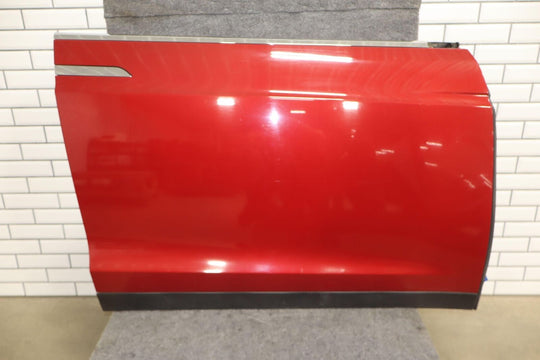 2016 Tesla Model X Passenger Right Front Door (Red PPMR)