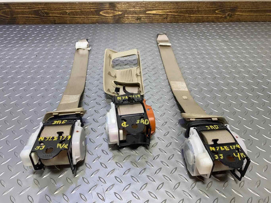 03-09 Lexus GX470 Rear 3RD Row LH-RH-Center Seat Belt Retractor Set(Ivory LH00)