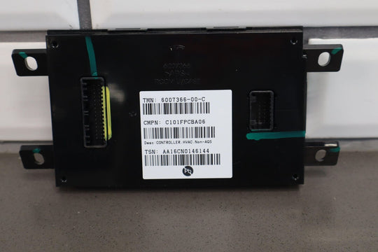 2016 Tesla Model X HVAC Temperature Control Module 6007366-00-C