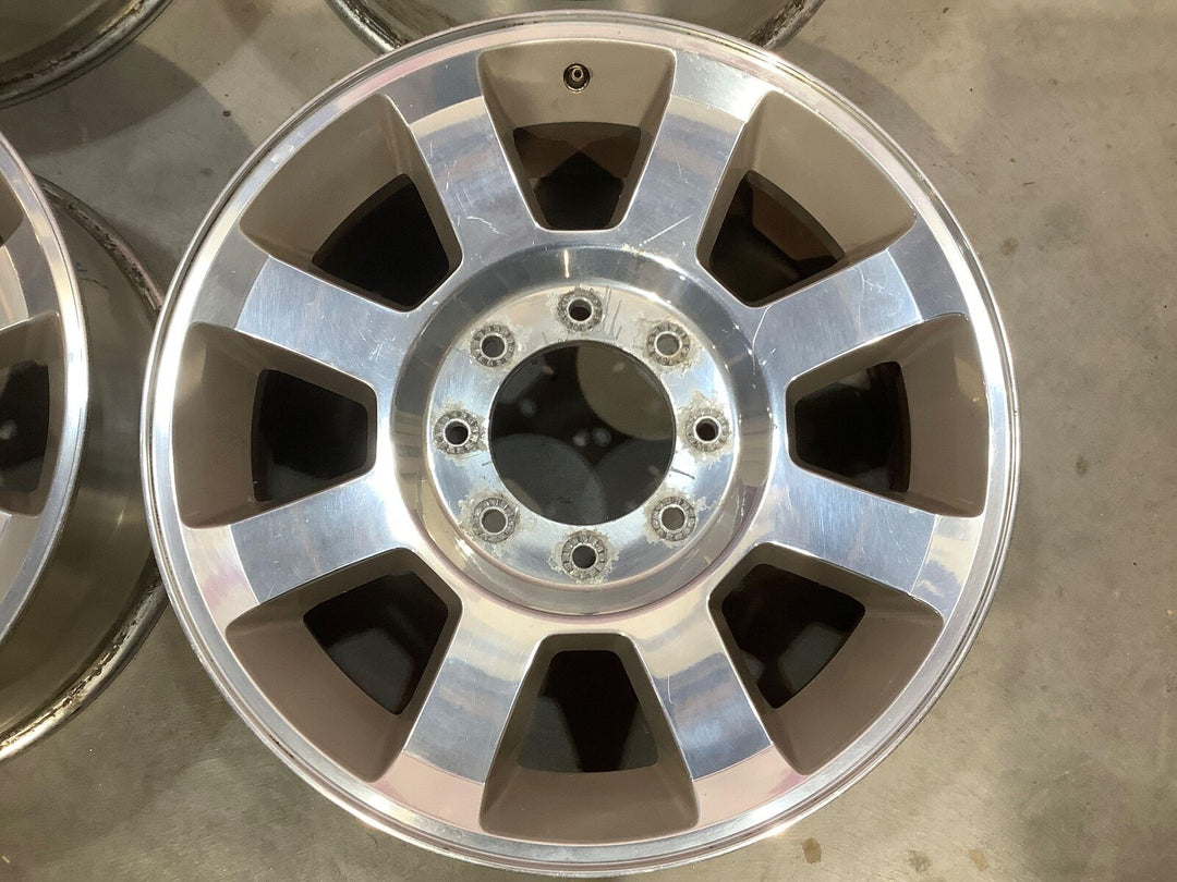 08-10 Ford F250 F350 SRW 20x8" Aluminum Wheels - 3 Tan Painted Inlay 1 Chrome