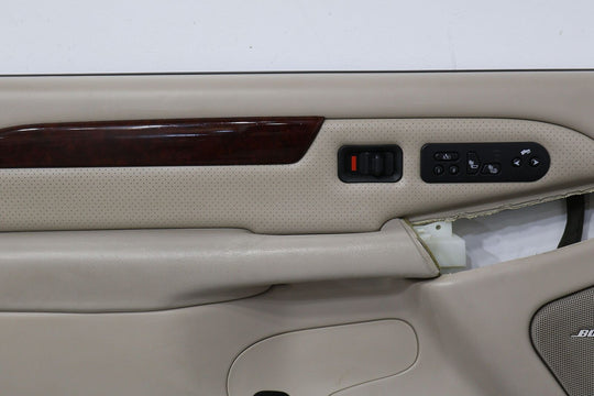 03-06 Cadillac Escalade Left LH Front Interior Door Trim Panel (Shale 15)