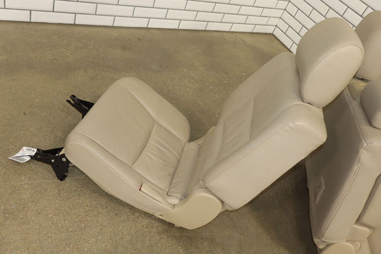 03-09 Lexus GX470 Pair LH&RH Split Bench 2nd Row Leather Seat Set (Ivory 00)