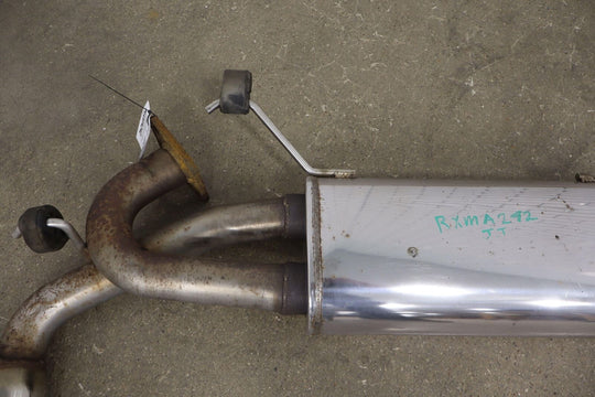 99-00 Mazda Miata NB Base Model Manual Transmission Dual Exit Muffler Chrome Tip