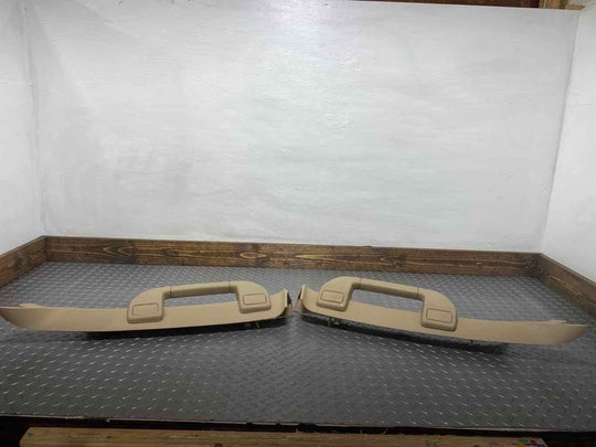 08-10 Ford F250SD Pair Left & Right Interior A Pillar Trim Panels (Camel 5P8CA)