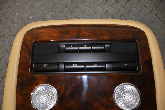 03-10 Bentley Continental GT Front Roof Mounted Console (Saffron/Woodgrain)