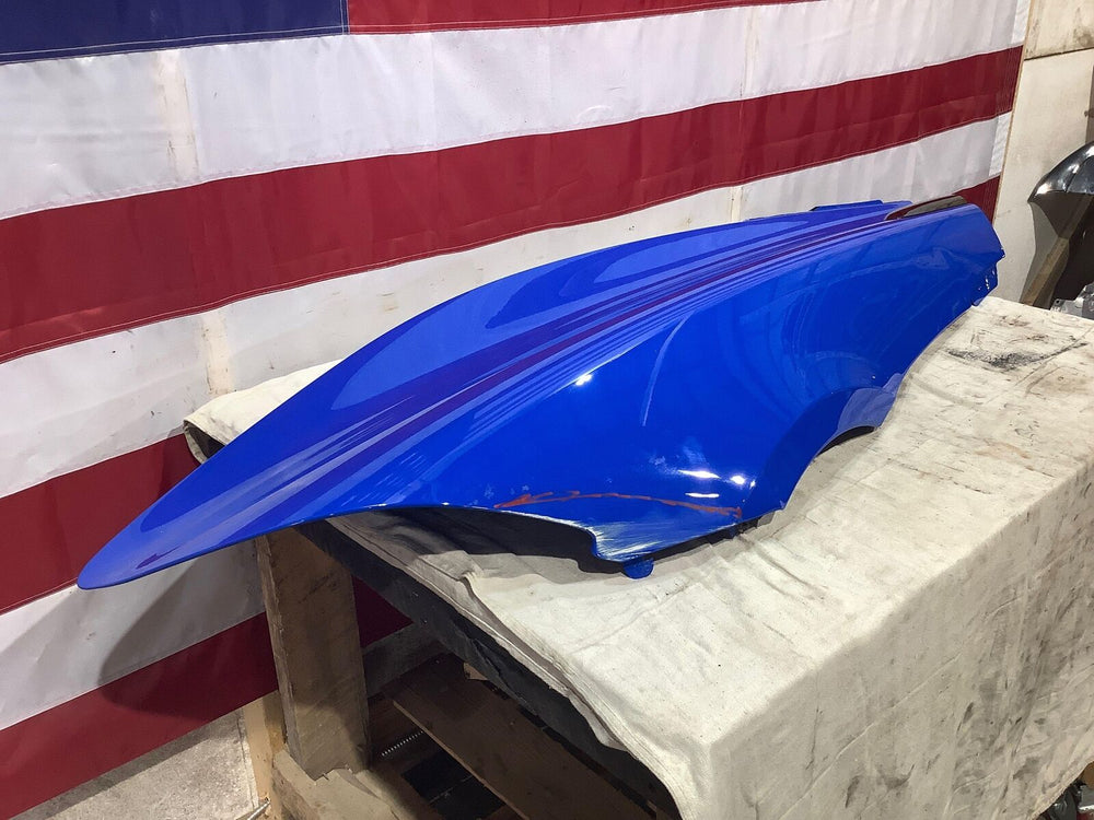 McLaren 570S Spider Right Upper Quarter Panel Trim (Vega Blue) Some Damage NOTES