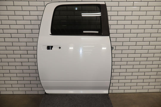 09-18 4th Gen Ram 2500 Mega Cab Rear Right RH Door W/Glass (Bright White PW7)