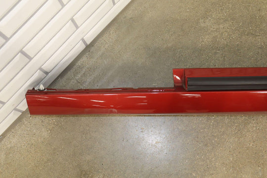 14-15 Chevy Camaro Left Driver Rocker Molding Red Rock Metallic (G7P) Scuffed