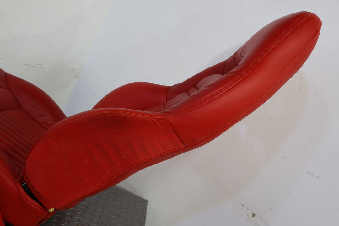 97-00 Chevy C5 Corvette Right Passenger Leather Power Seat (Torch Red 70I)