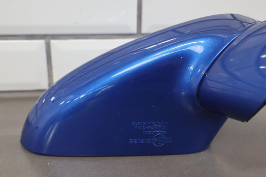 04-09 Honda S2000 AP2 Right Passenger Door Mirror OEM (Laguna Blue Pearl B545P)