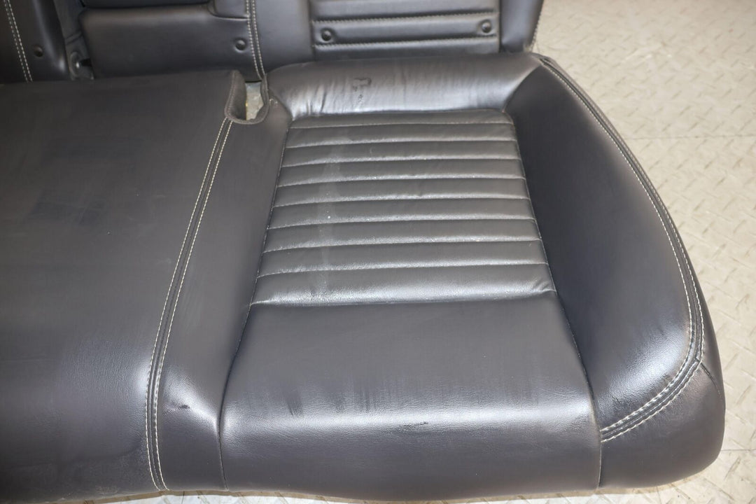 11-14 Dodge Challenger Rear Interior Leather Seat (Black X9) Minimal Wear