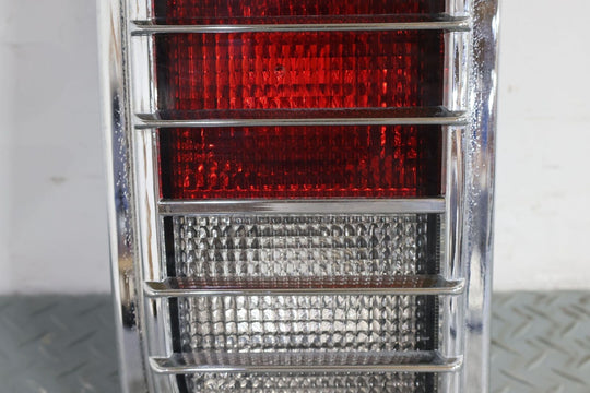 05-09 Hummer H2 SUV Pair LH & RH Tail Lights W/Chrome Trim (Solid Mount) Tested